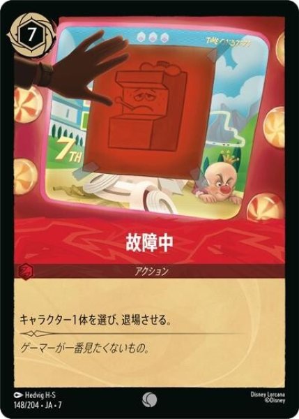 故障中（DLCS7 148/204 コモン） 状態A