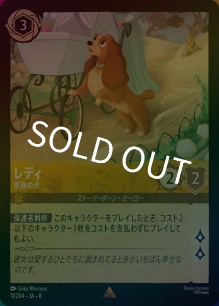 レディ/家族の犬（DLCS8 11/204 レア ホイル） 状態A